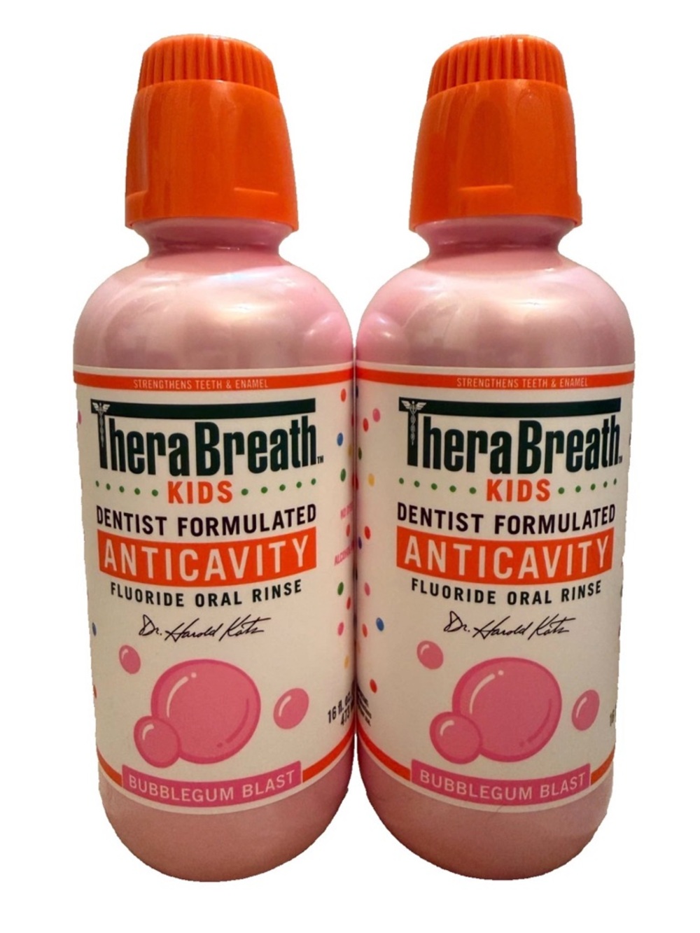 2 of Kids Bubblegum Blast Anticavity Fluoride Oral Rinse - Pink